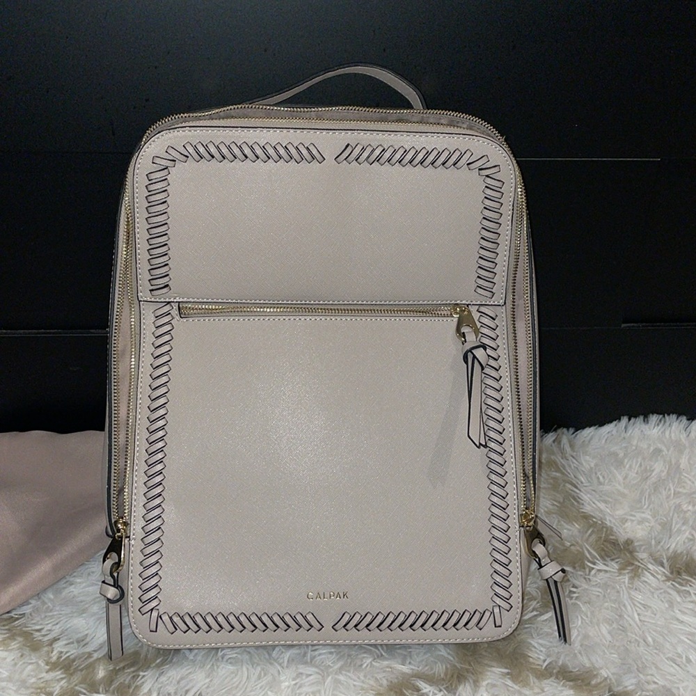 Calpak laptop travel bag (purplish grey color)